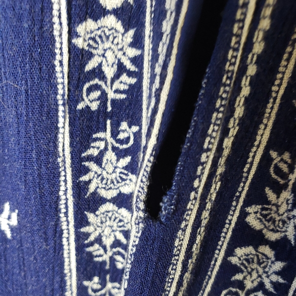 Lulu's Mediterranean Sea Navy Blue Halter Dress - Picture 6 of 14